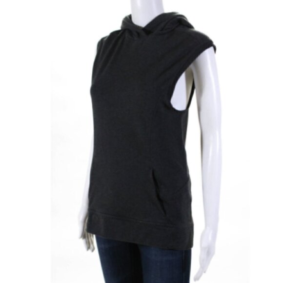 Lululemon Relaxed Sleeveless Soft Hoodie Grey 2 NWOT - Picture 10 of 14